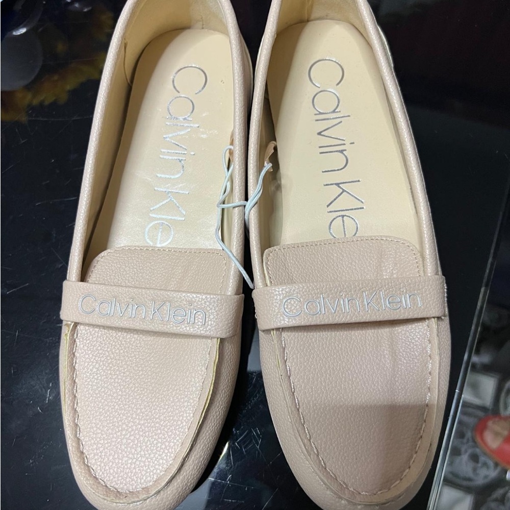Calvin Klein Women's Beige Loafers
